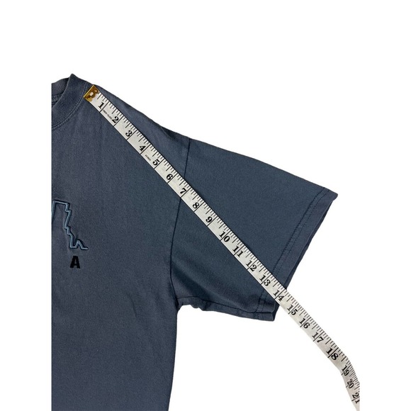 VTG Anvil Atlanta Blue‎ Crewneck Short SleeveT-Shirt Size Medium - Picture 4 of 6